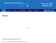 Tablet Screenshot of englishappraisals.com